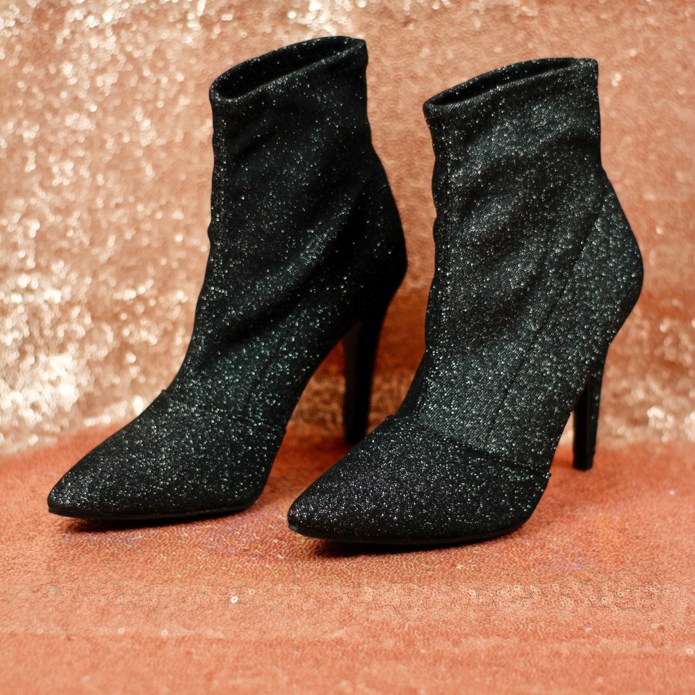 Ankle Pointed Toe Stiletto Boots - Picture 2 of 2